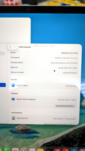 Apple macbook pro 2019 - macbook, 16